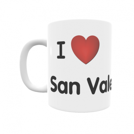 Taza - I ❤ San Valentín