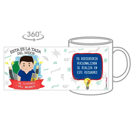 Taza Ingeniero Electrónica (Él)