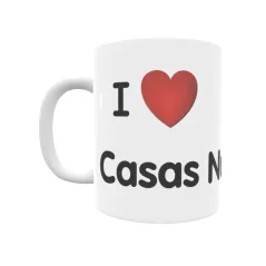 Taza - I ❤ Casas Nuevas Regalo original y funcional. Taza personalizada de tu localidad.