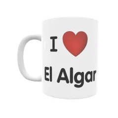 Taza - I ❤ El Algar Regalo original y funcional. Taza personalizada de tu localidad.