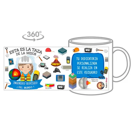 Taza Ingeniero Geofísico (Ella)