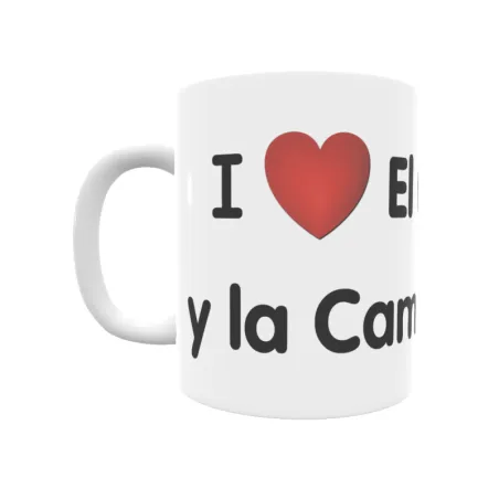 Taza - I ❤ El Cabildo y la Campana Regalo original y funcional. Taza personalizada de tu localidad.