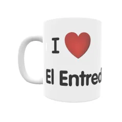 Taza - I ❤ El Entredicho Regalo original y funcional. Taza personalizada de tu localidad.