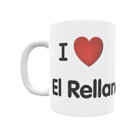 Taza - I ❤ El Rellano Regalo original y funcional. Taza personalizada de tu localidad.