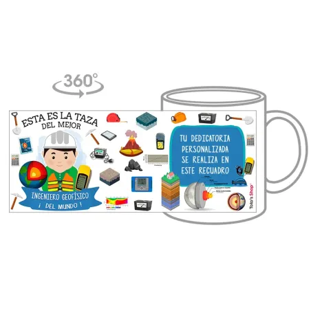 Taza Ingeniero Geofísico (Él)