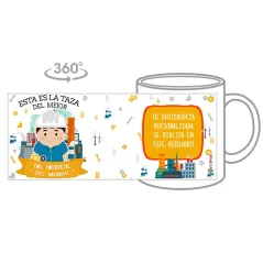 Taza personalizada con tu dedicatoria para EL mejor Taza INGENIERO INDUSTRIAL