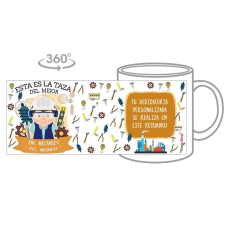 Taza Ingeniero Mecánico (Él)