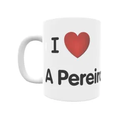 Taza - I ❤ A Pereira Regalo original y funcional. Taza personalizada de tu localidad.