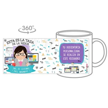 Taza Ingeniero Sistemas (Ella)