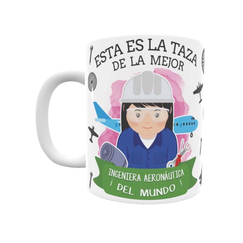 Taza para la mejor Ingeniera Aeron utica con el estilo de Toto s Shop