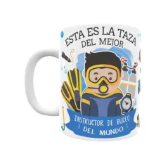 Taza personalizada con tu dedicatoria para EL mejor INSTRUCTOR DE BUCEO