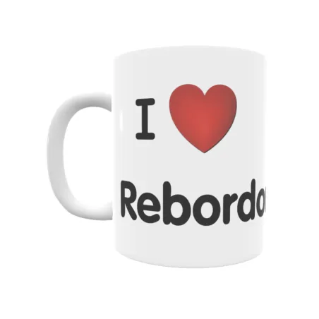 Taza - I ❤ Rebordondo Regalo original y funcional. Taza personalizada de tu localidad.