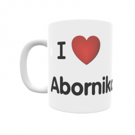 Taza - I ❤ Abornikano