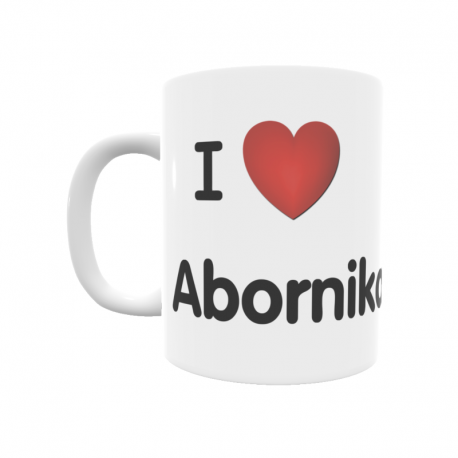 Taza - I ❤ Abornikano