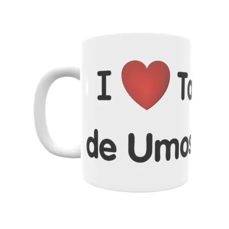 Taza - I ❤ Tabazoa de Umoso Regalo original y funcional. Taza personalizada de tu localidad.