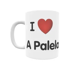 Taza - I ❤ A Palela Regalo original y funcional. Taza personalizada de tu localidad.