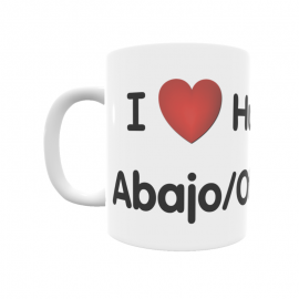 Taza - I ❤ Hueto Abajo/Oto Barren