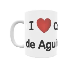 Taza - I ❤ Cordovilla de Aguilar Regalo original y funcional. Taza personalizada de tu localidad.