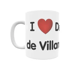 Taza - I ❤ Dehesa de Villandrando Regalo original y funcional. Taza personalizada de tu localidad.