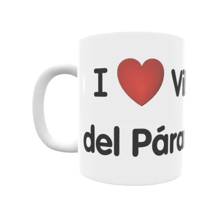 Taza - I ❤ Villorquite del Páramo Regalo original y funcional. Taza personalizada de tu localidad.