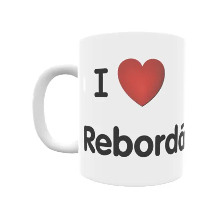 Taza - I ❤ Rebordáns Regalo original y funcional. Taza personalizada de tu localidad.