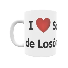 Taza - I ❤ San Pedro de Losón Regalo original y funcional. Taza personalizada de tu localidad.