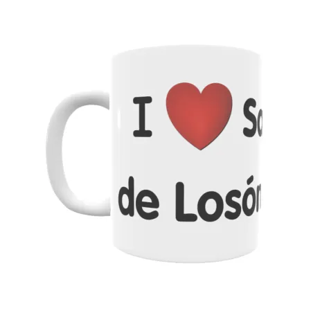 Taza - I ❤ San Pedro de Losón Regalo original y funcional. Taza personalizada de tu localidad.