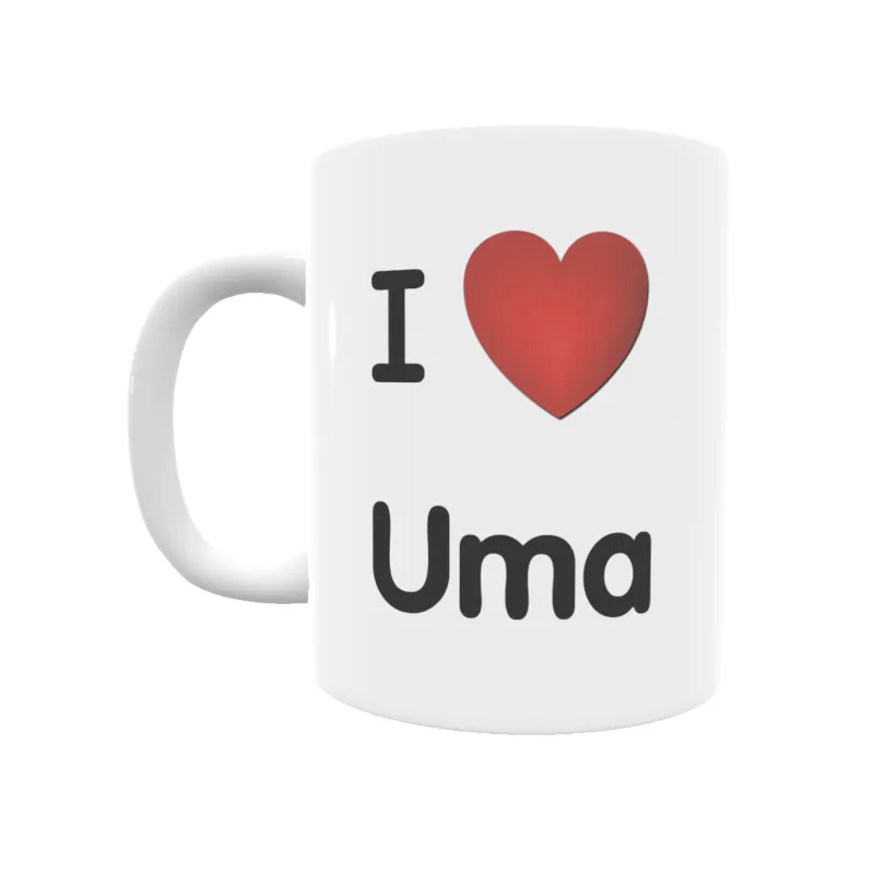 Taza - I ❤ Uma