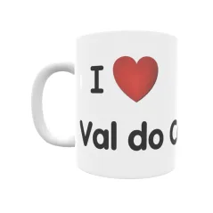 Taza - I ❤ Val do Carrio Regalo original y funcional. Taza personalizada de tu localidad.