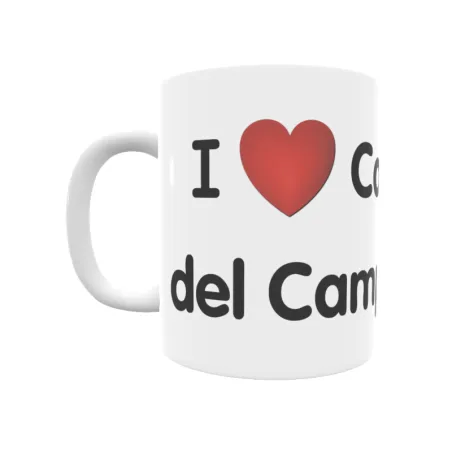 Taza - I ❤ Calzadilla del Campo Regalo original y funcional. Taza personalizada de tu localidad.