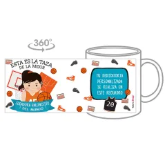 Taza Jugadora de Baloncesto