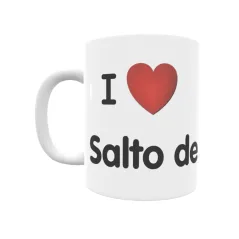 Taza - I ❤ Salto de Saucelle Regalo original y funcional. Taza personalizada de tu localidad.