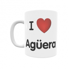 Taza - I ❤ Agüera