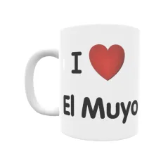 Taza - I ❤ El Muyo Regalo original y funcional. Taza personalizada de tu localidad.