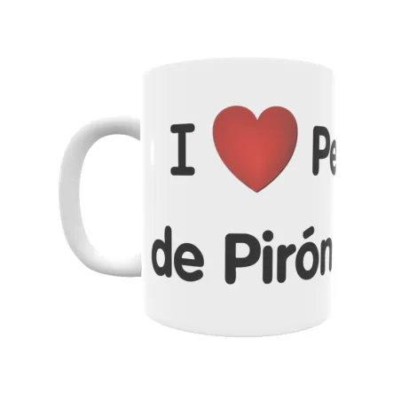 Taza - I ❤ Peñarrubias de Pirón Regalo original y funcional. Taza personalizada de tu localidad.