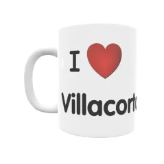 Taza - I ❤ Villacorta Regalo original y funcional. Taza personalizada de tu localidad.