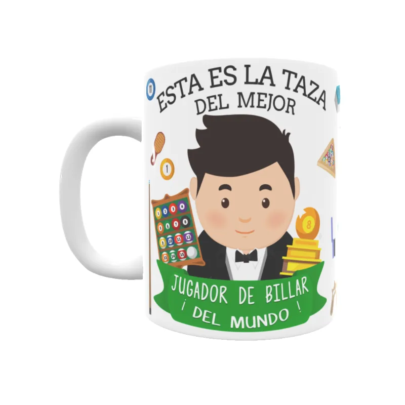 Taza Jugador de Billar