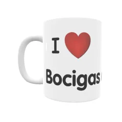 Taza - I ❤ Bocigas de Perales Regalo original y funcional. Taza personalizada de tu localidad.