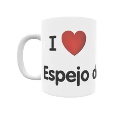 Taza - I ❤ Espejo de Tera Regalo original y funcional. Taza personalizada de tu localidad.