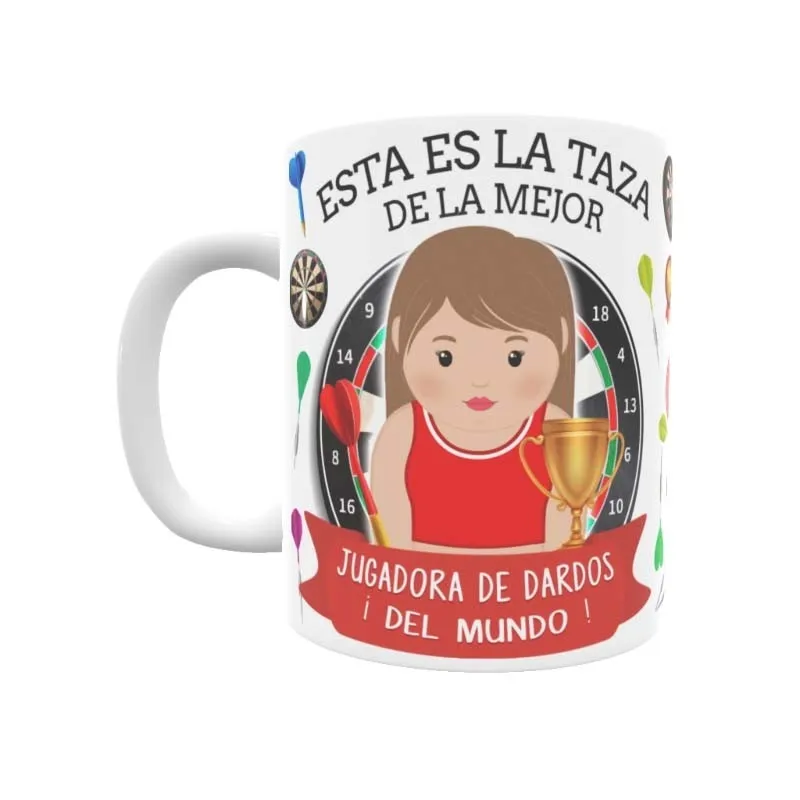 Taza Jugadora de Dardos