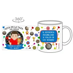 Taza Jugador de Dardos