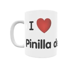 Taza - I ❤ Pinilla del Olmo Regalo original y funcional. Taza personalizada de tu localidad.