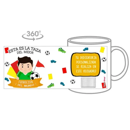 Taza Jugadora de Fútbol