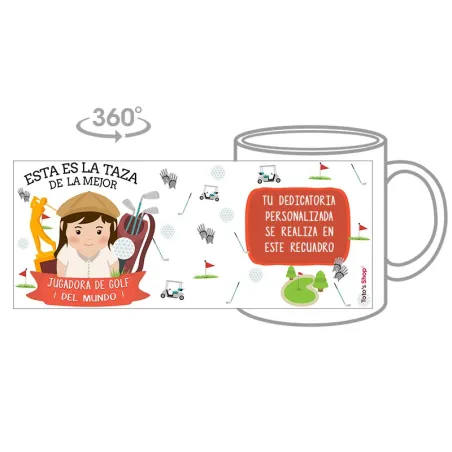 Taza Jugadora de Golf