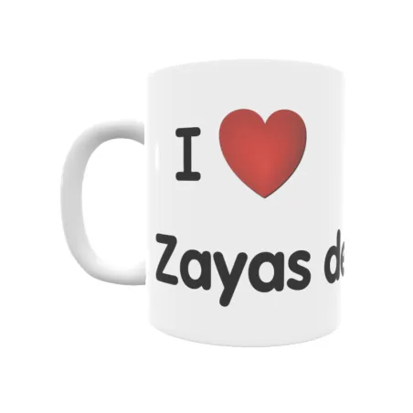 Taza - I ❤ Zayas de Torre Regalo original y funcional. Taza personalizada de tu localidad.