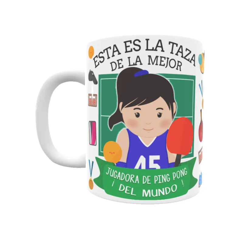 Taza Jugadora de Ping Pong