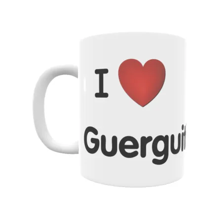 Taza - I ❤ Guerguitiáin Regalo original y funcional. Taza personalizada de tu localidad.