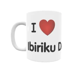 Taza - I ❤ Ibiriku Deierri Regalo original y funcional. Taza personalizada de tu localidad.