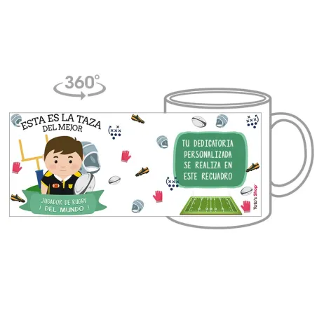 Taza Jugador de Rugby