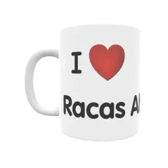 Taza - I ❤ Racas Alto Regalo original y funcional. Taza personalizada de tu localidad.